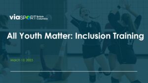All Youth Matter: Inclusion Training
